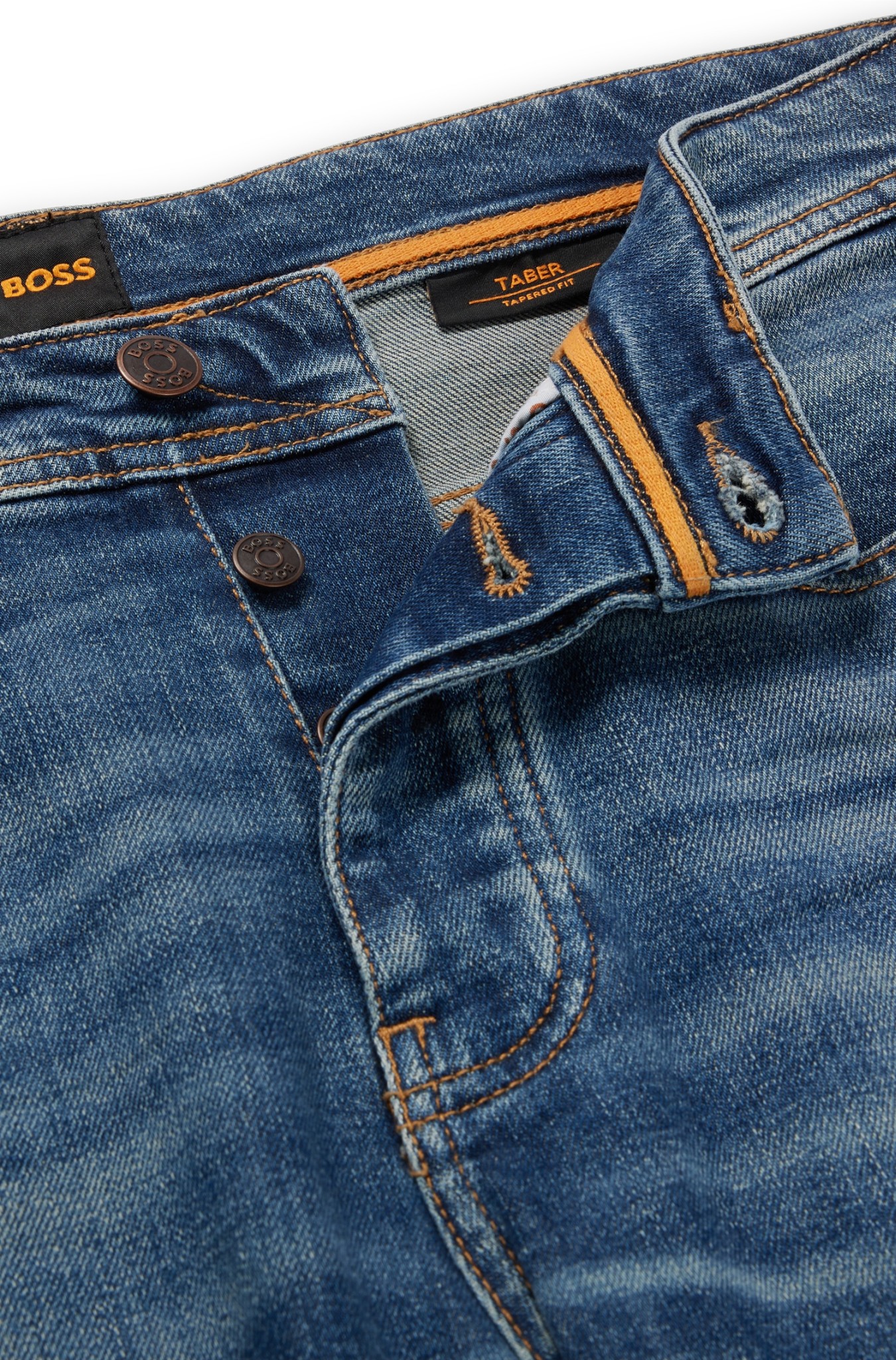 BOSS ORANGE TAPERED-FIT JEANS 10676112