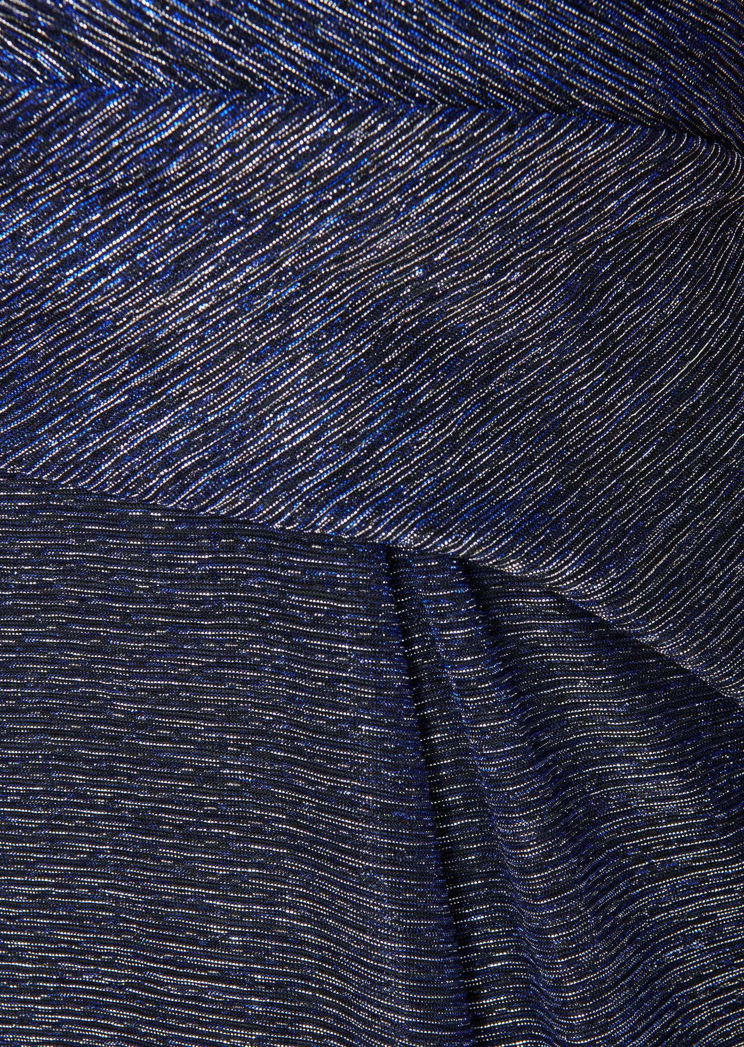 TALBOT RUNHOF langes Kleid aus pleated metallic Voile 10649012
