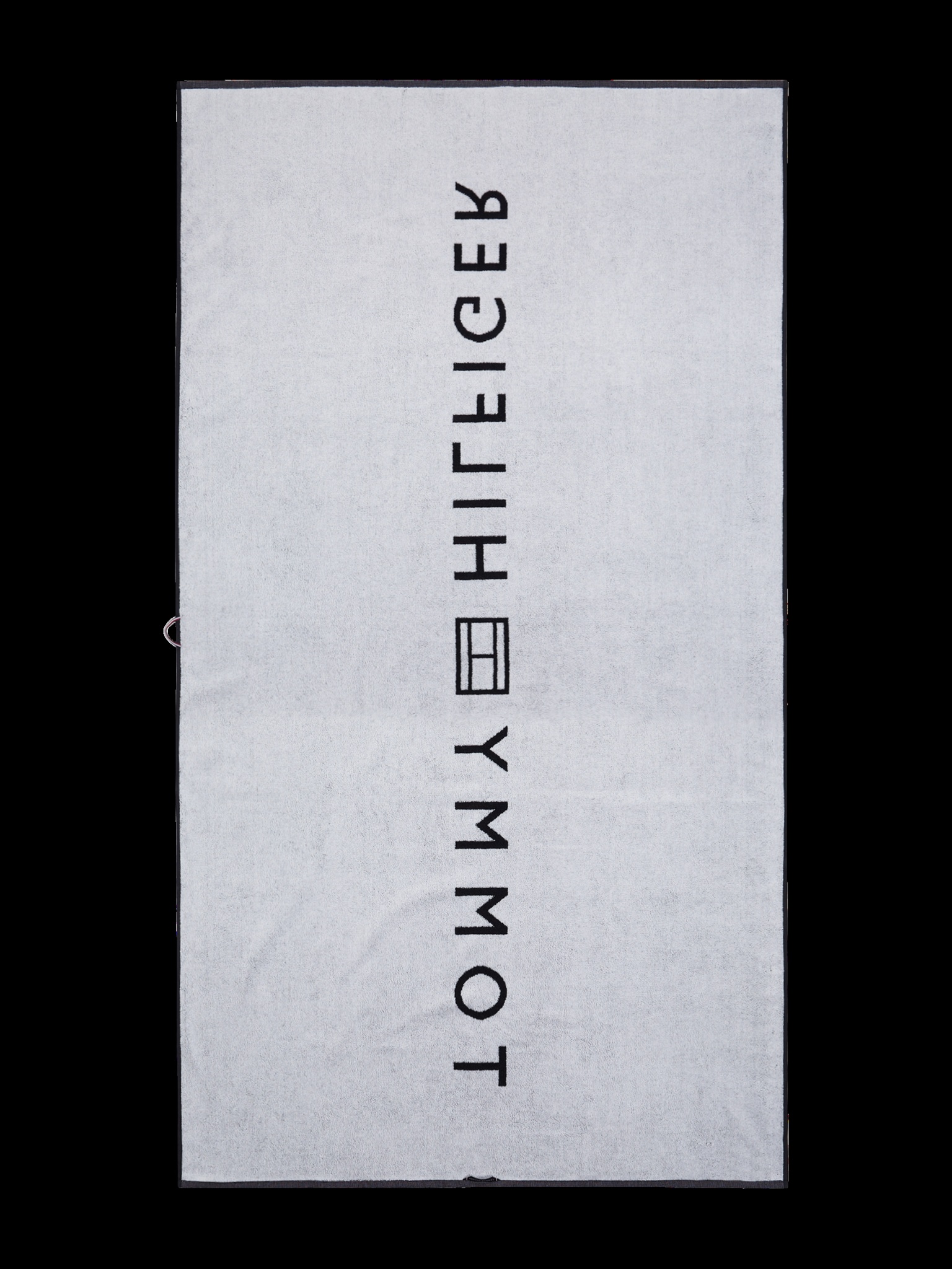 TOMMY HILFIGER Handtuch mit Logo und Kontrast-Besatz 10682713