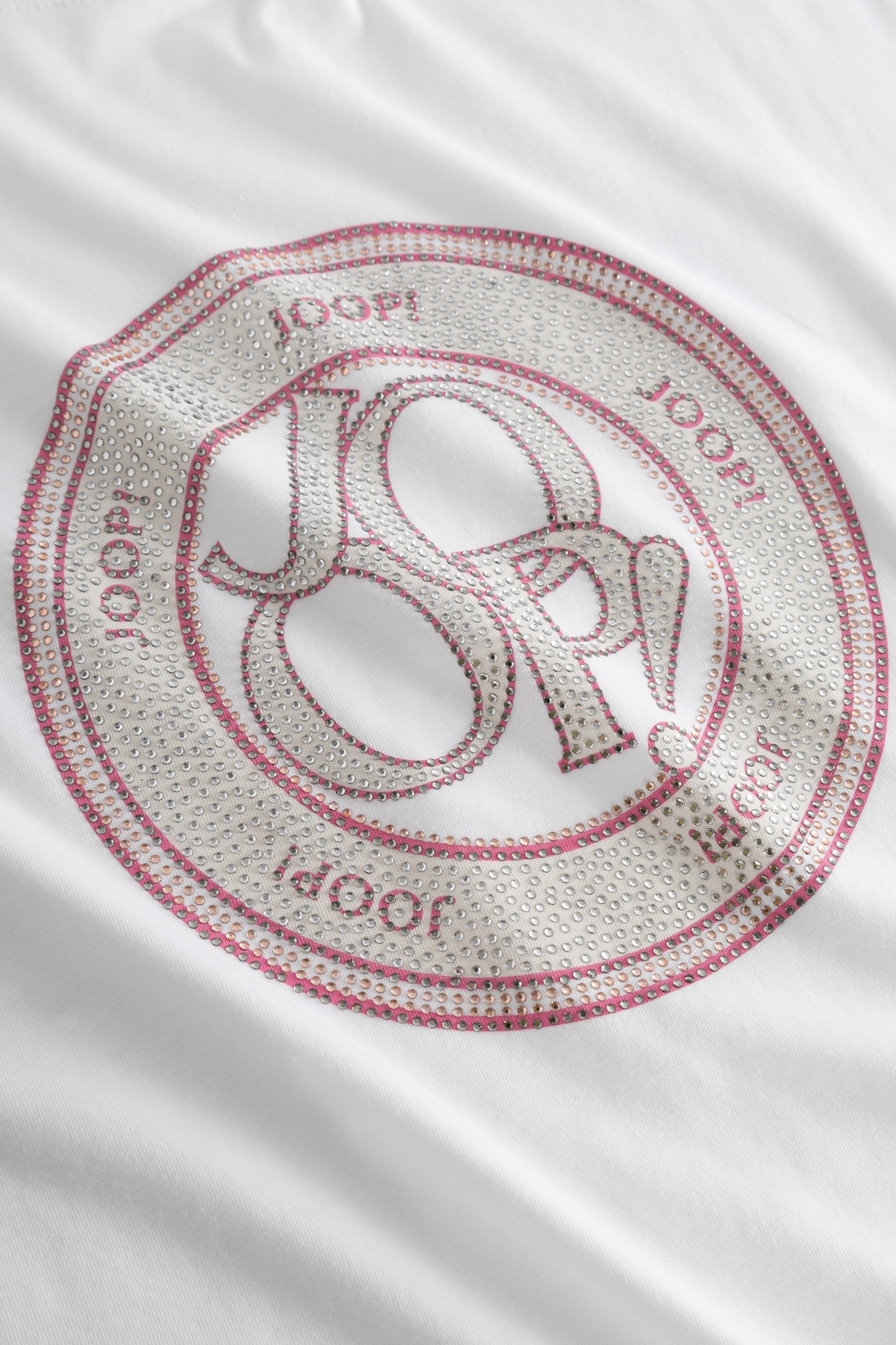 JOOP! Nachhaltiges T-Shirt mit Glitzer Frontprint 10660472