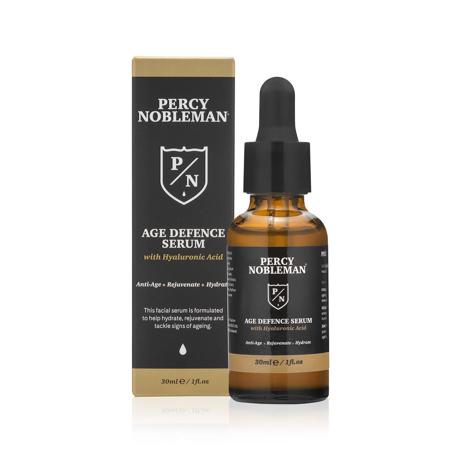 Percy Nobleman AGE DEFENCE SERUM WITH HYALURONIC ACID