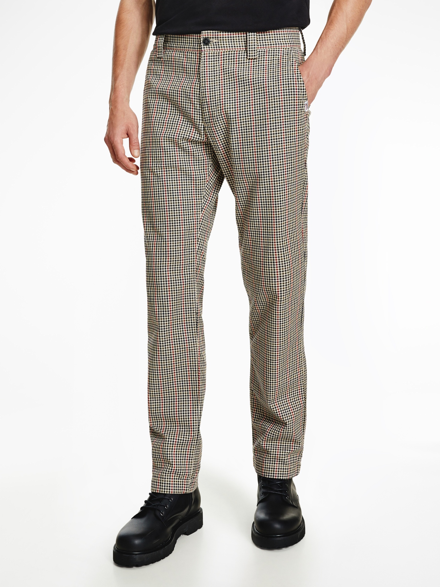 TOMMY JEANS TJM ETHAN SMALL CHECK PANT 10626889