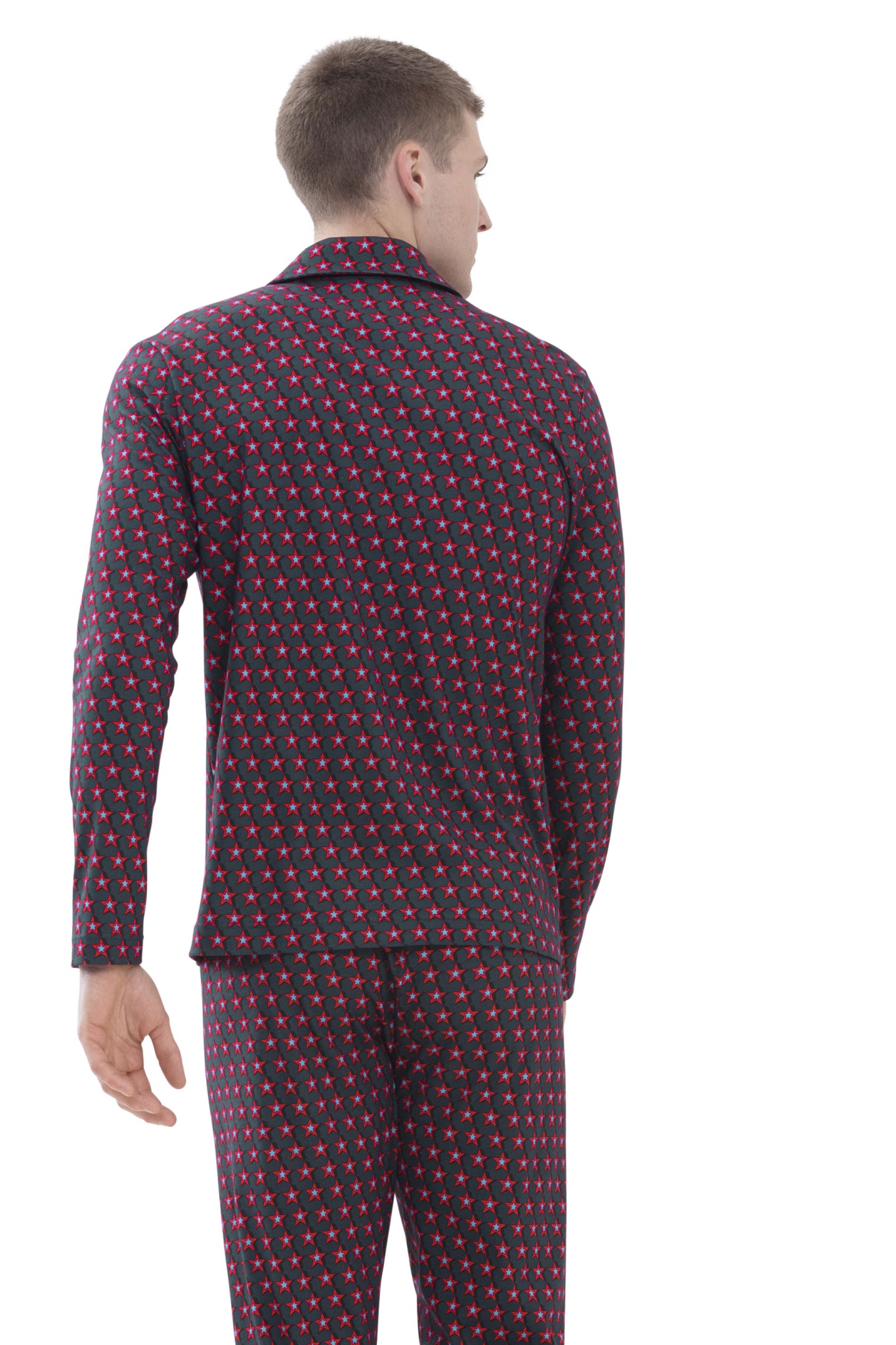 MEY Pyjama Shirt GOTS GRÜNER KNOPF SERIE RE:THINK STAR 10703661