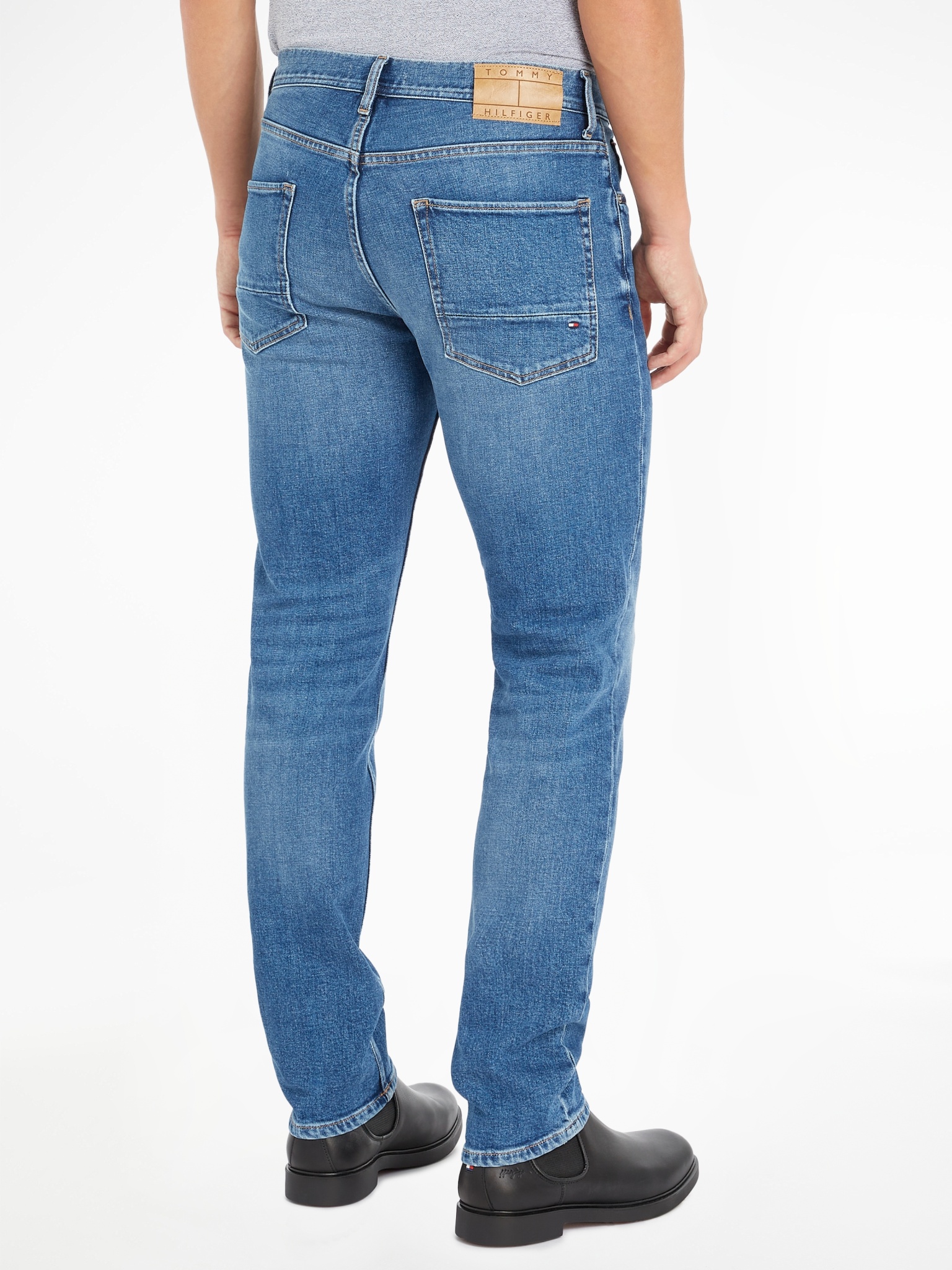 TOMMY HILFIGER Denton Straight Jeans mit Fade-Effekten 10705229