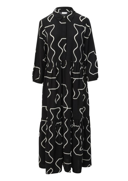 Feminines WÖHRL | kaufen S.OLIVER 10724744 LABEL Kleid BLACK
