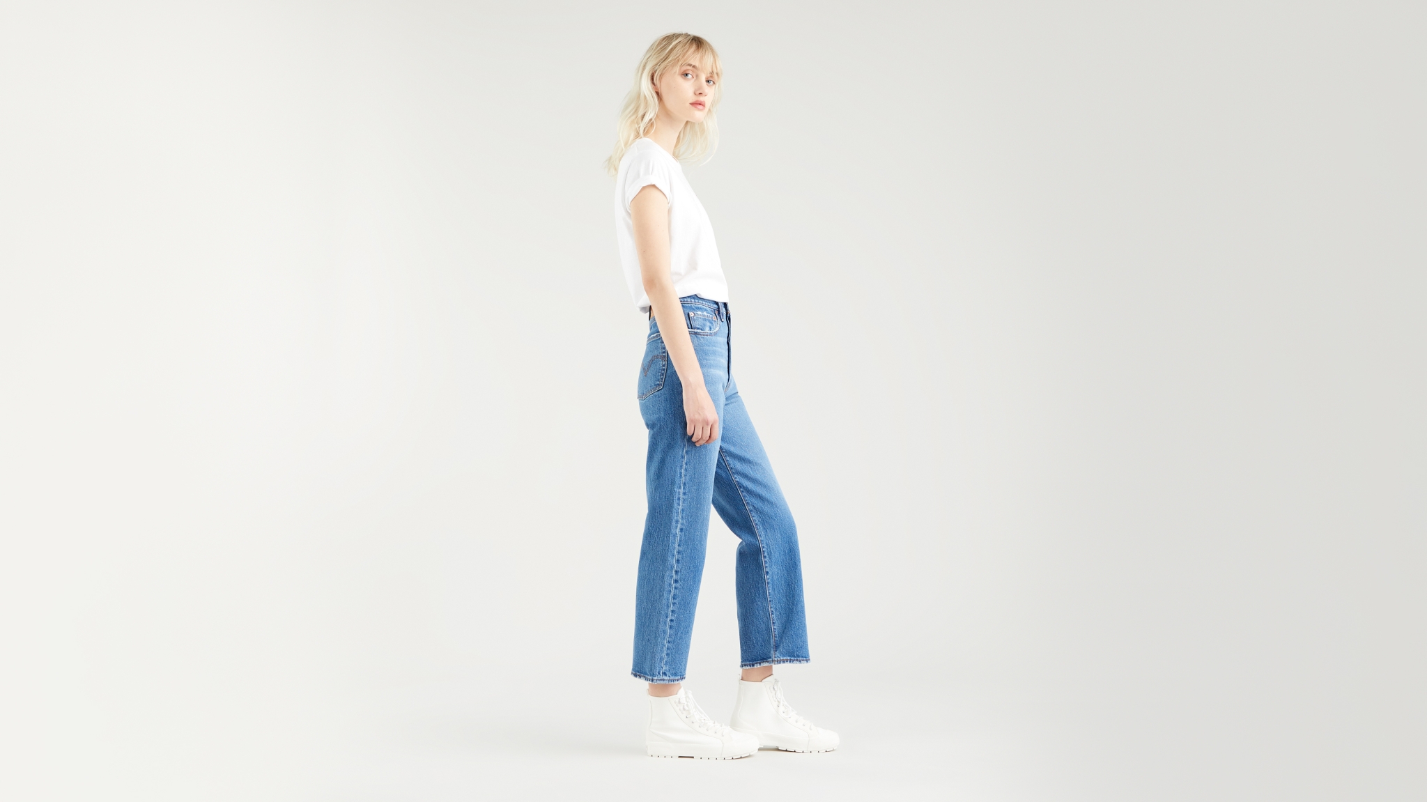 LEVI'S Ribcage Straight Ankle Jeans 10623534