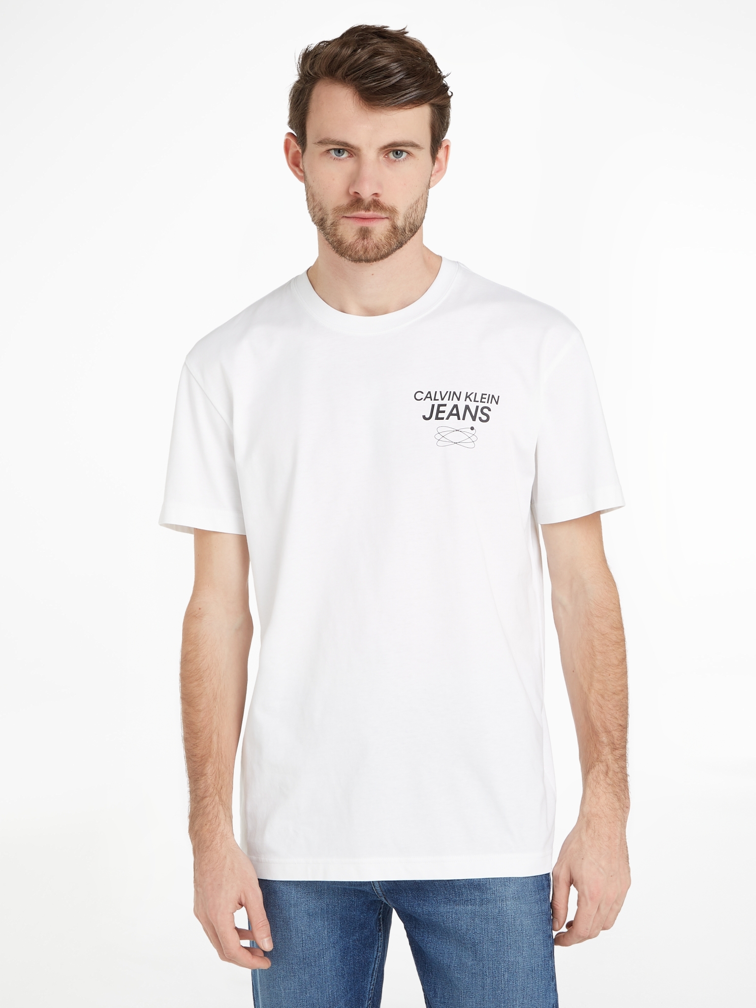 CALVIN KLEIN JEANS T-Shirt aus Baumwolle mit Logo am Rücken 10716438 kaufen  | WÖHRL | T-Shirts