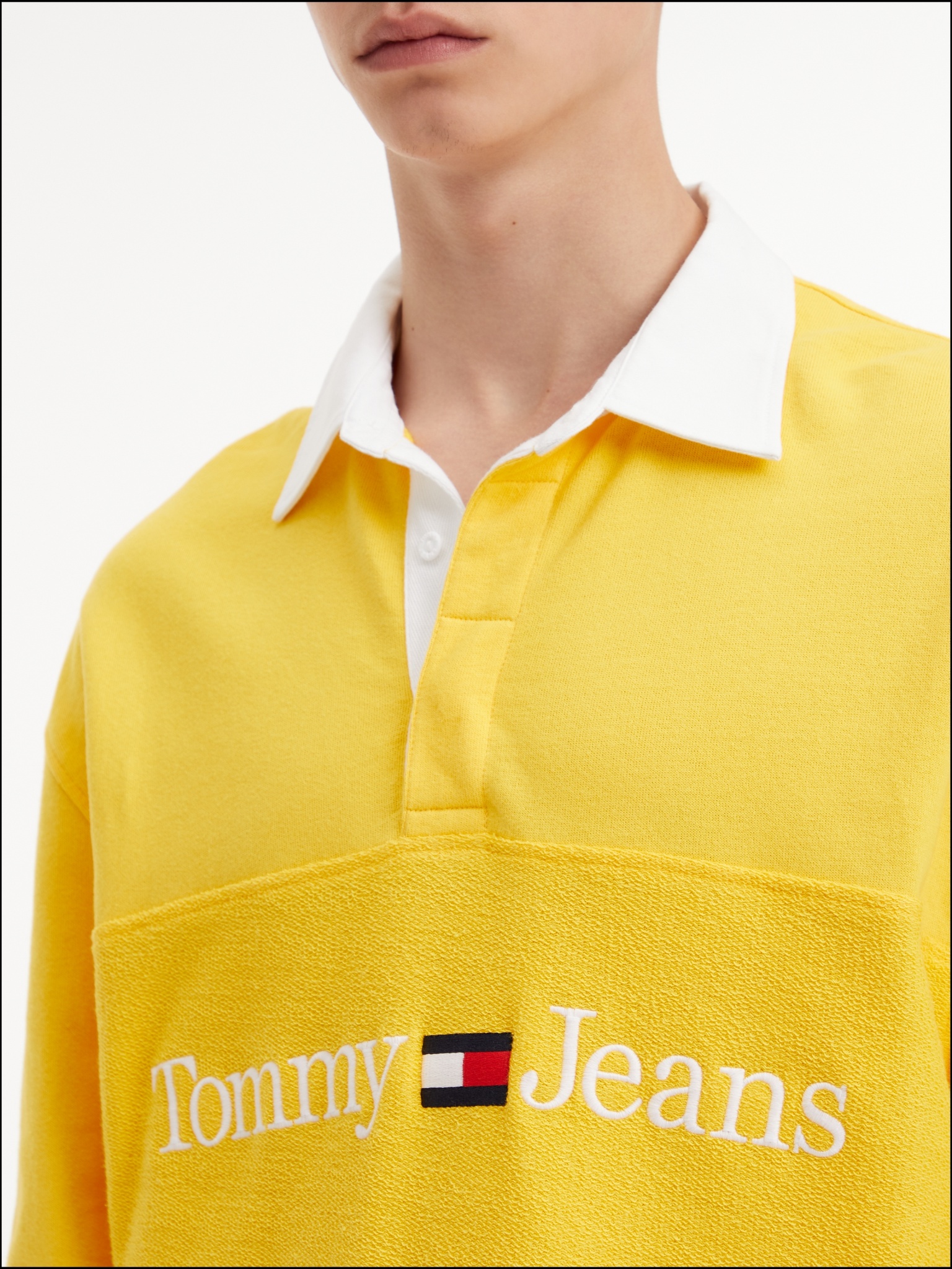 TOMMY JEANS Langarmshirts TJM RLXD LINEAR RUGBY 10675361