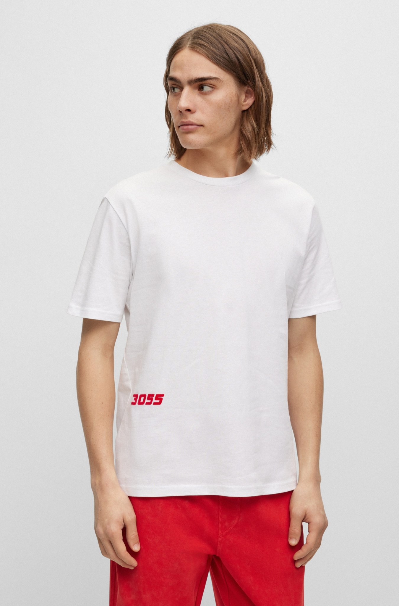 BOSS ORANGE Relaxed-Fit T-Shirt aus Baumwolle mit Print im Rennsport-Stil  10706364 kaufen | WÖHRL