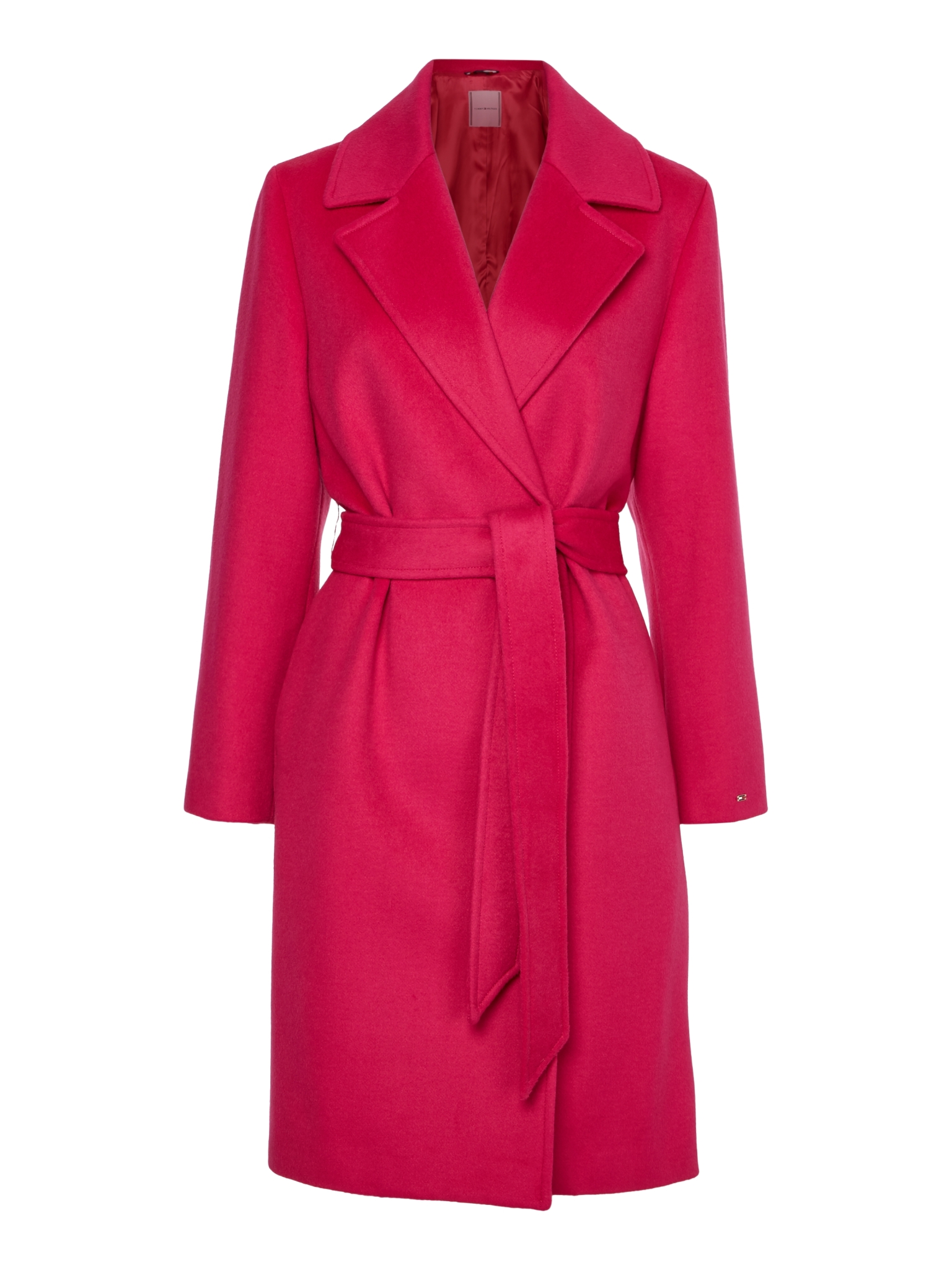 Damen Bekleidung Mäntel Tommy Hilfiger Mäntel Wool Blend Db Belted Coat in Pink 