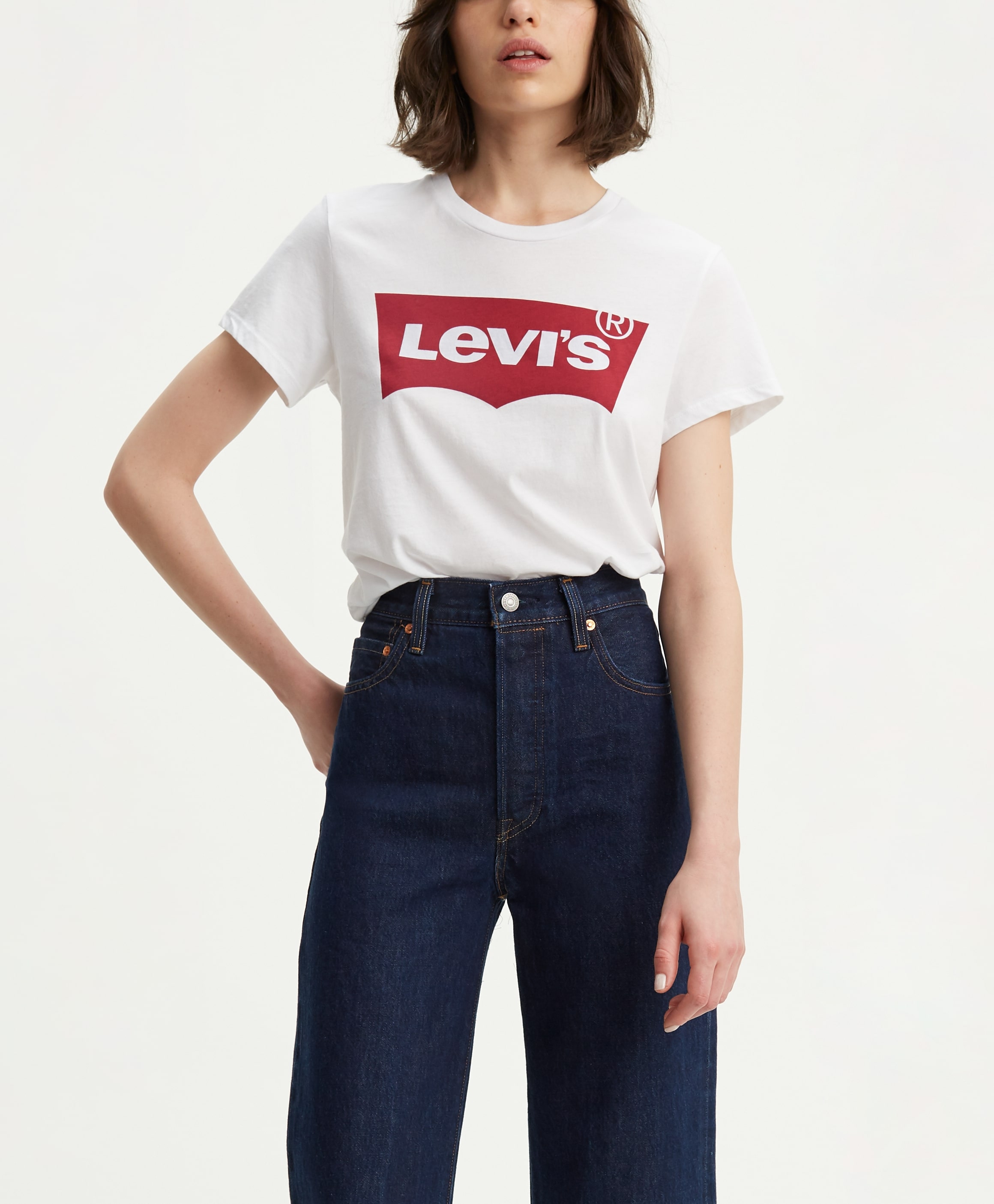 LEVI'S T-Shirt Print weiß 10323959