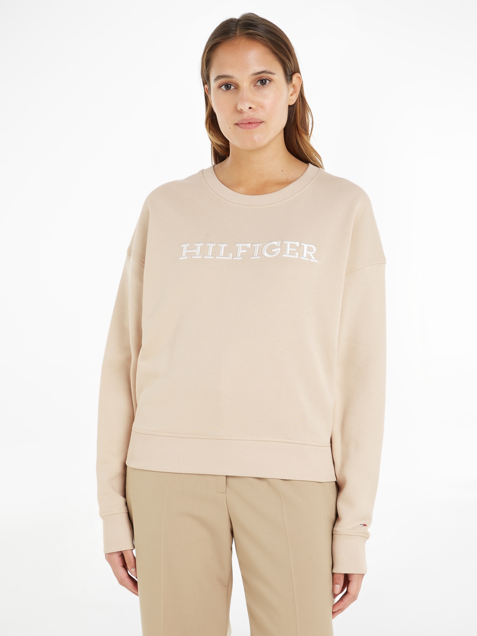 TOMMY HILFIGER Sweatshirt mit Hilfiger-Monotype-Stickerei 10704308